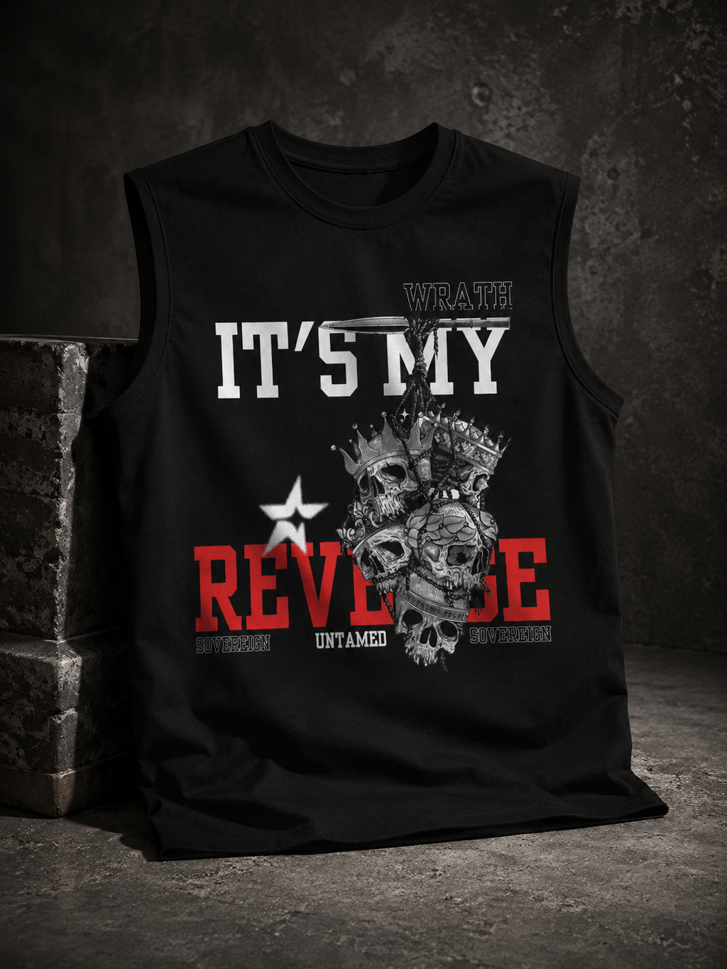 SANKITRIBE Men's Sleeveless Streetwear Tank