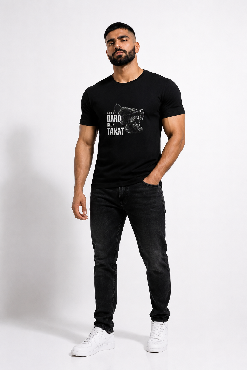 SANKITRIBE Classic Crew Graphic T-Shirt | Fight to Fear |