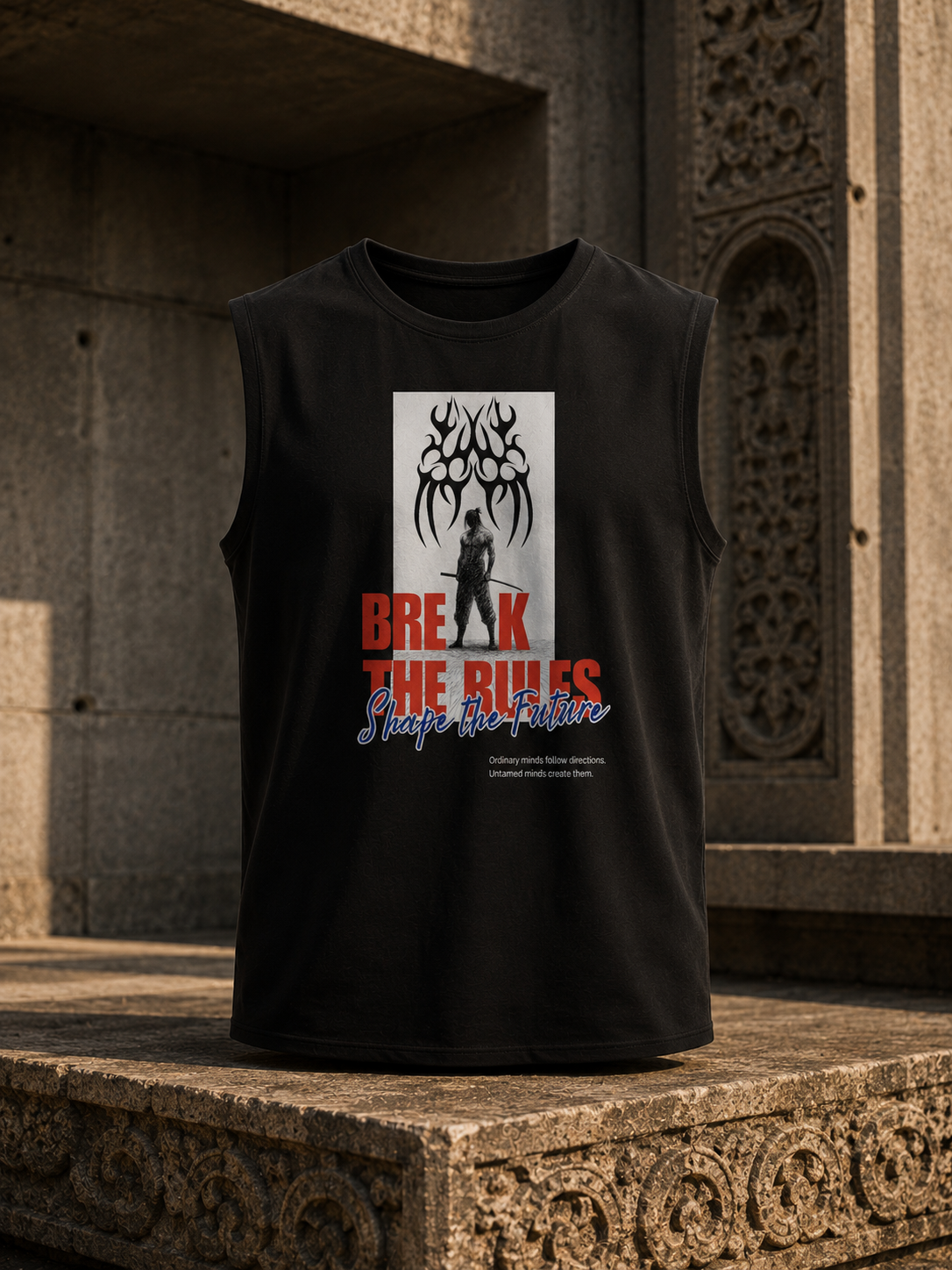 SANKITRIBE Premium Men's GYM Sleeveless DTG T-shirt