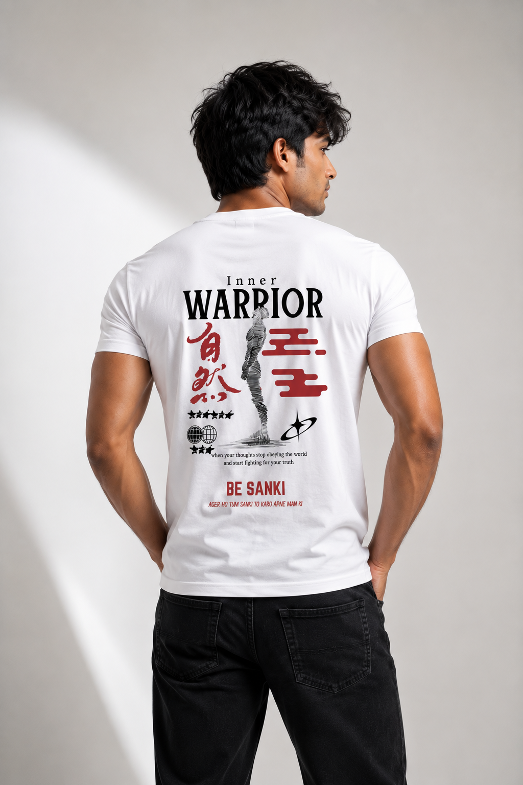 SANKITRIBE Classic Crew Graphic T-Shirt | Warrior |