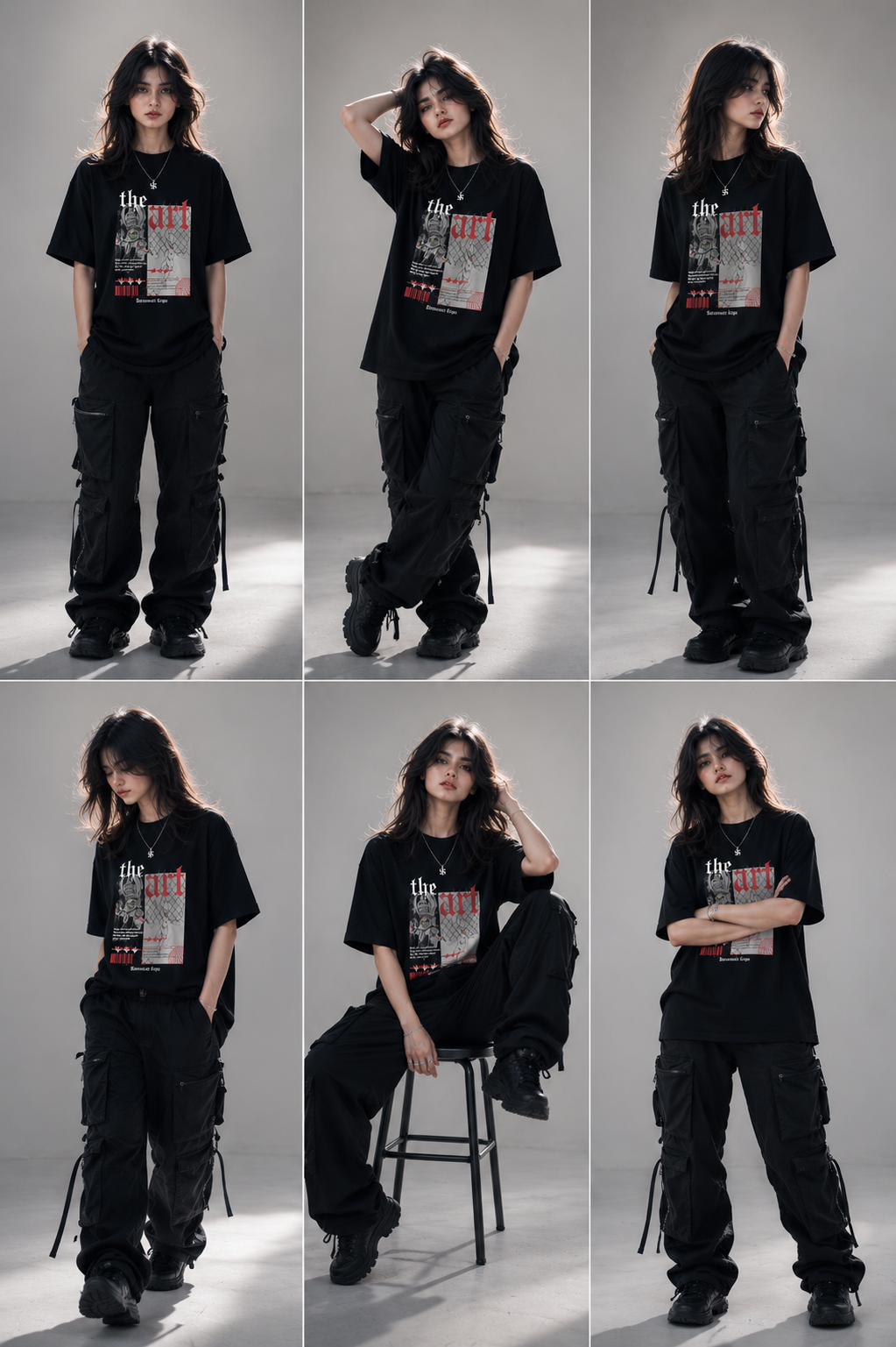 SANKITRIBE Unisex Terry Oversized Graphic Printed T-Shirt | SARASWATI KRIPA | Premium Streetwear