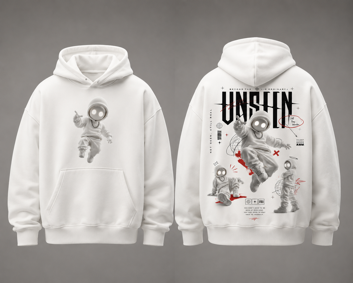 SANKITRIBE Premium Unisex Oversized Graphic Hoodie | Flash Hood |