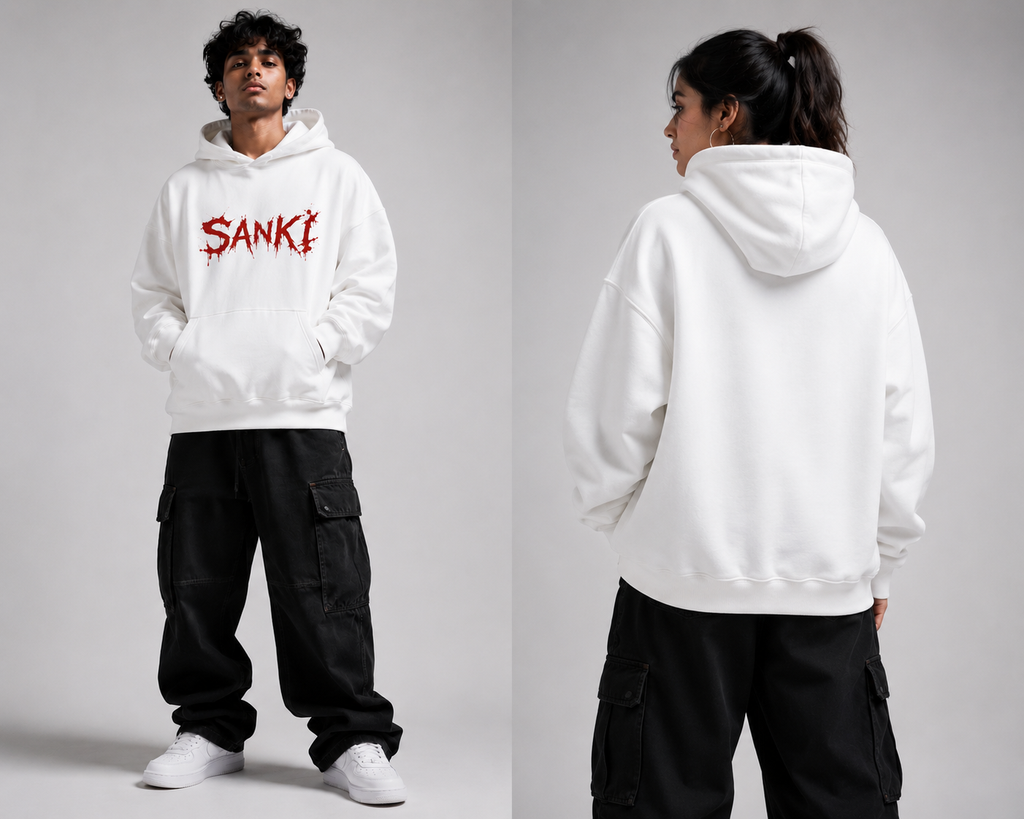 SANKITRIBE Premium Unisex Oversized Graphic Hoodie | SANKI |