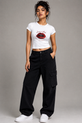 SANKITRIBE Premium Women's Baby Tee | Twisted Beauty |
