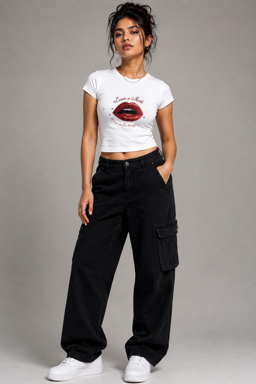 SANKITRIBE Premium Women's Baby Tee | Twisted Beauty |