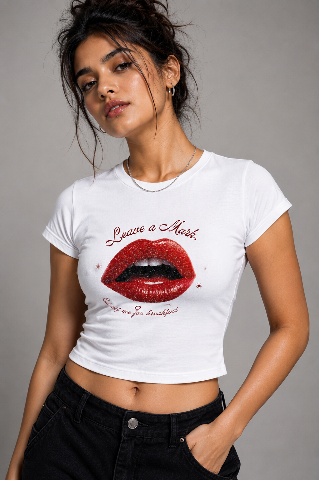 SANKITRIBE Premium Women's Baby Tee | Twisted Beauty |