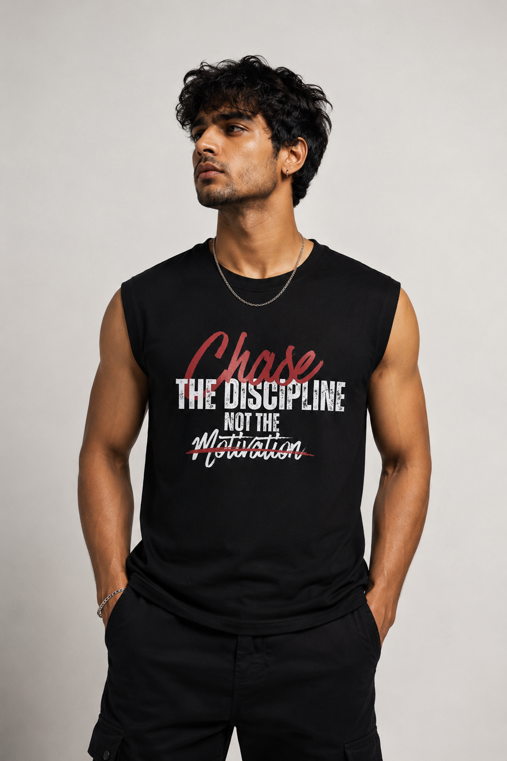 SANKITRIBE Premium Men's Sleeveless DTG T-shirt