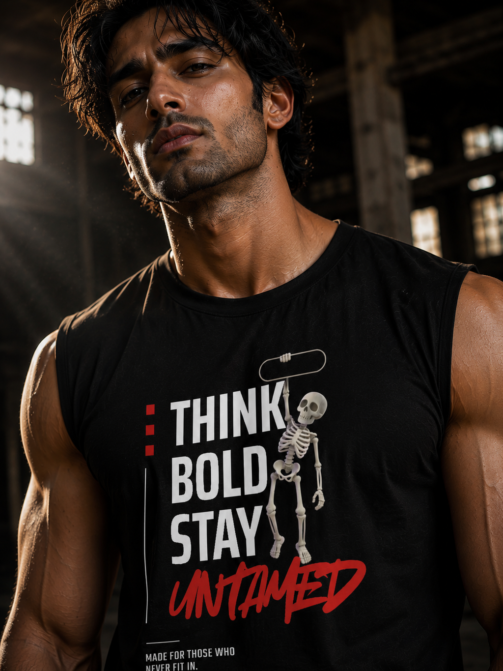 SANKITRIBE Premium Cotton Sleeveless DTG Tee
