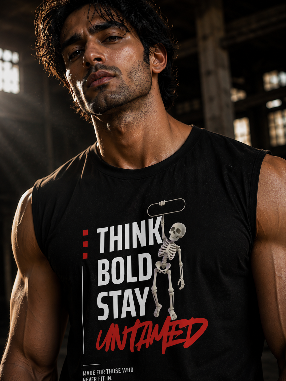 SANKITRIBE Premium Cotton Sleeveless DTG Tee