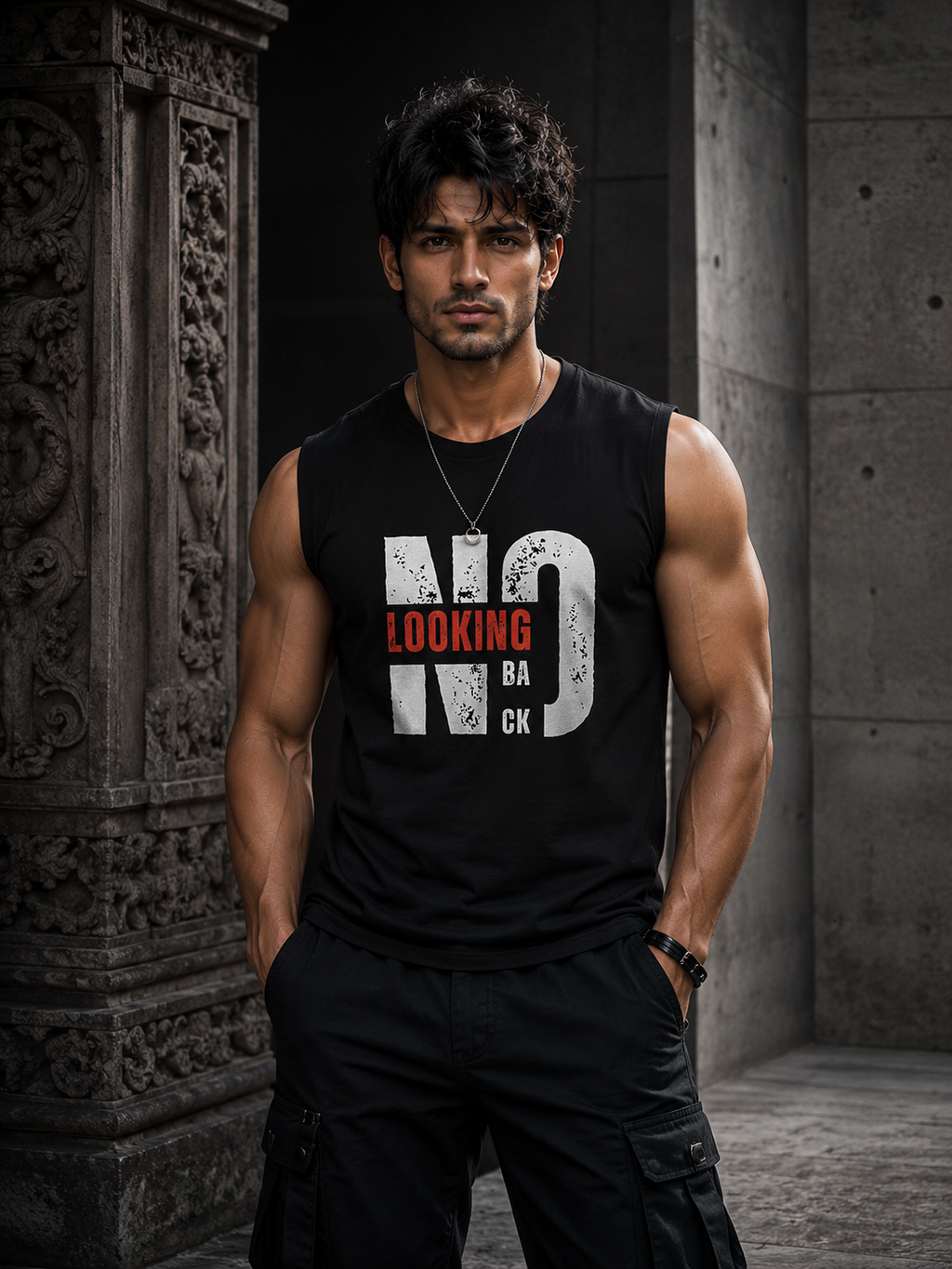 SANKITRIBE Classic Sleeveless DTG T-Shirt