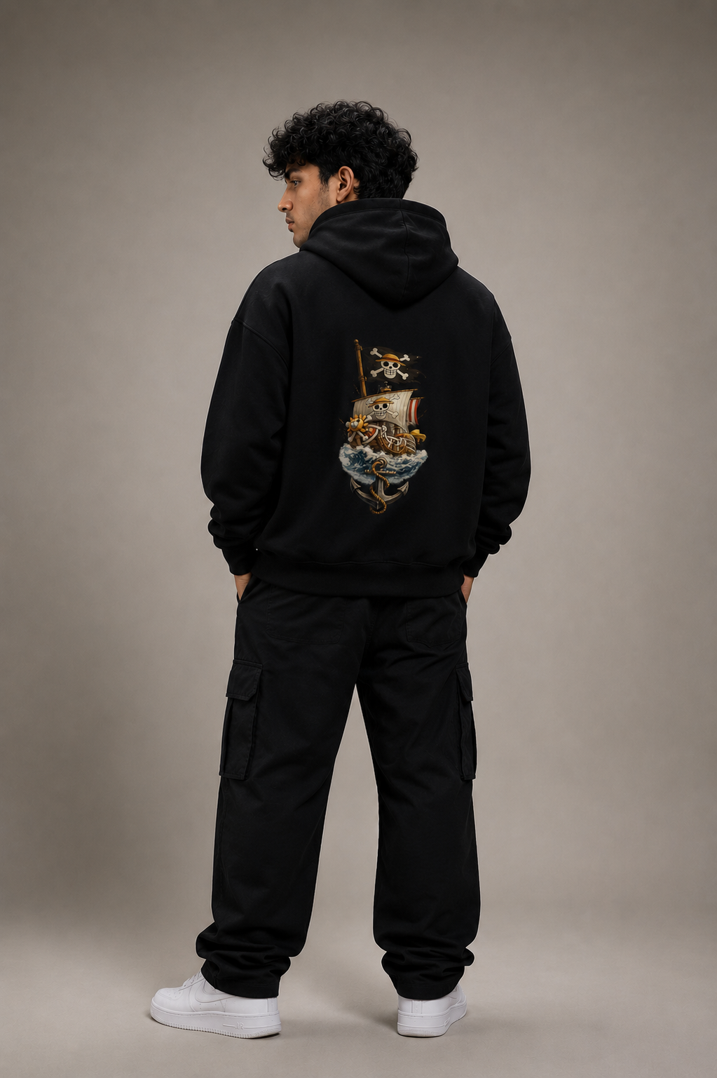 SANKITRIBE 400 GSM Unisex Oversized Graphic Hoodie | One Piece Edition |