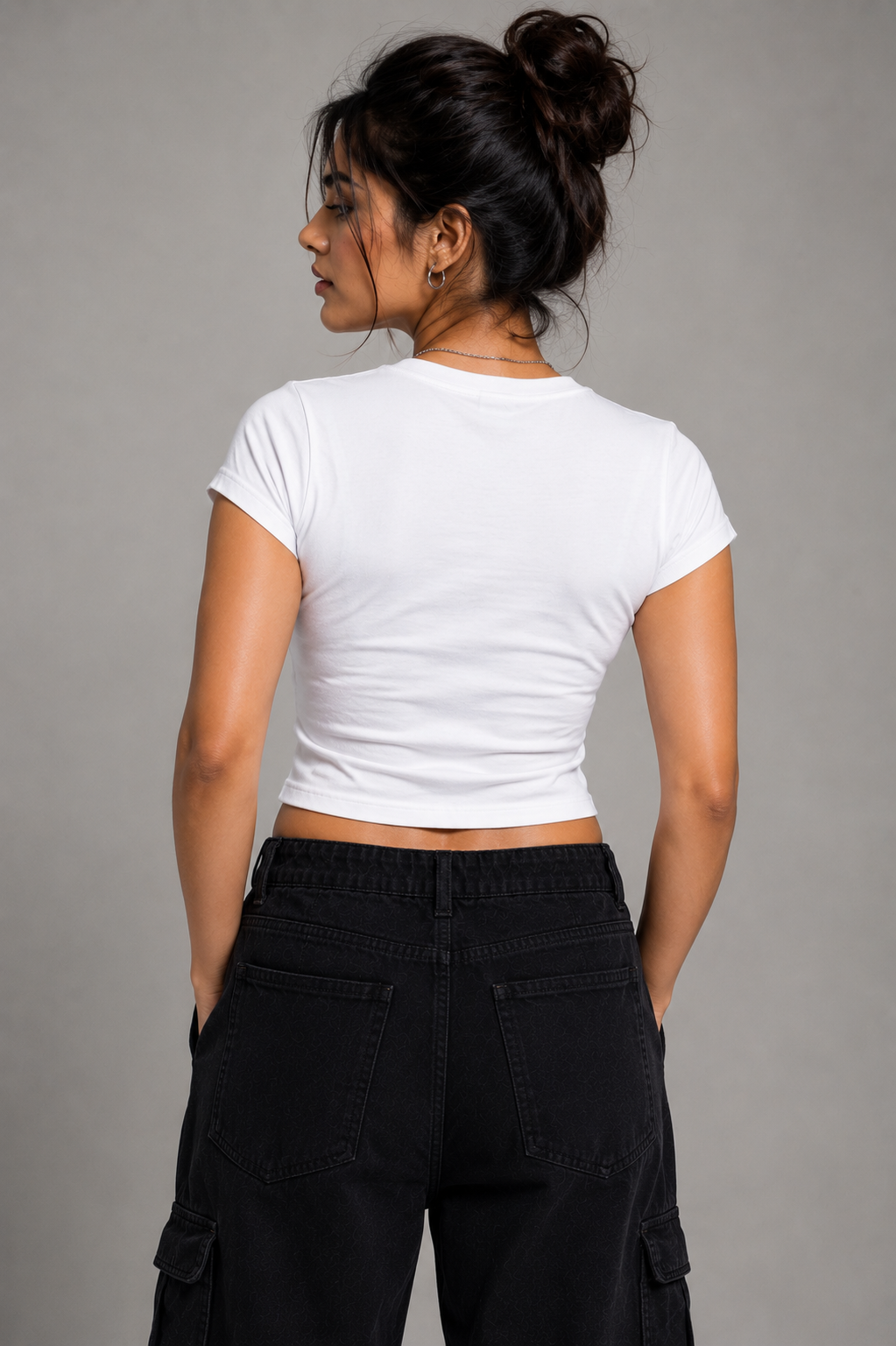 SANKITRIBE Premium Women's Baby Tee | Twisted Beauty |