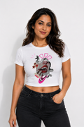 SANKITRIBE Premium Women's Baby Tee| Pretty Venom |