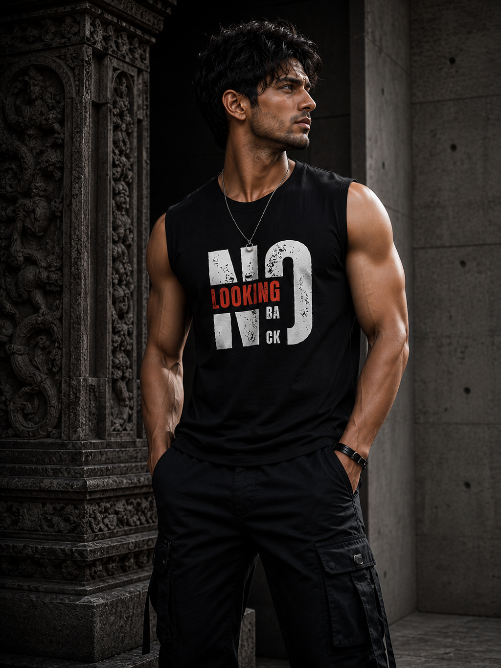 SANKITRIBE Classic Sleeveless DTG T-Shirt