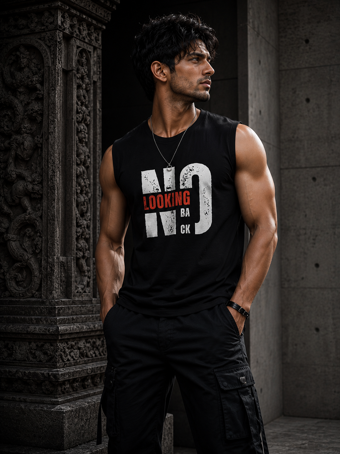 SANKITRIBE Classic Sleeveless DTG T-Shirt