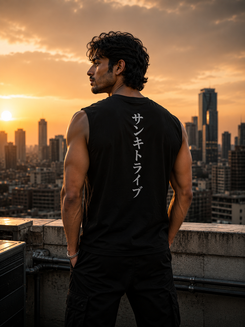 SANKITRIBE Street Essentials Sleeveless DTG Tee