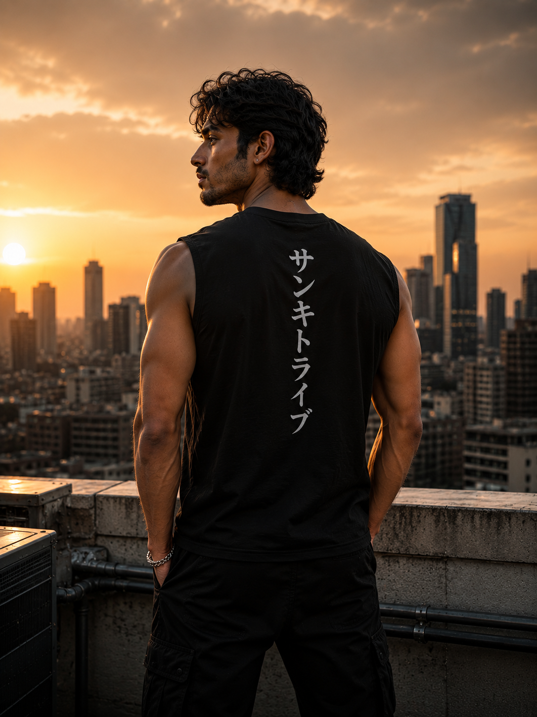 SANKITRIBE Street Essentials Sleeveless DTG Tee