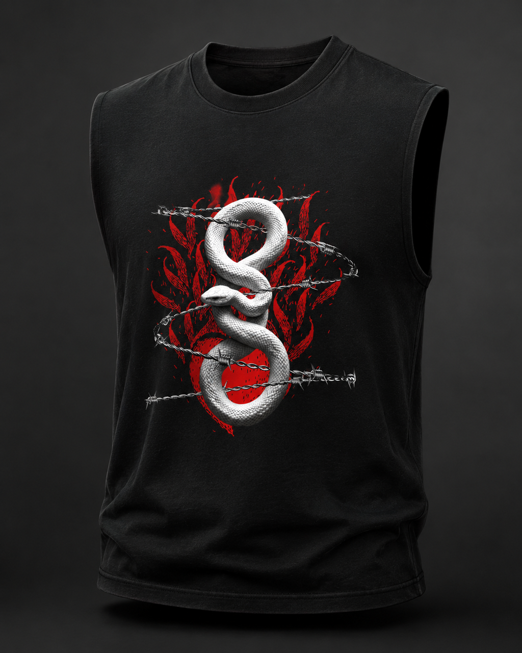 SANKITRIBE Street Essentials Sleeveless DTG Tee