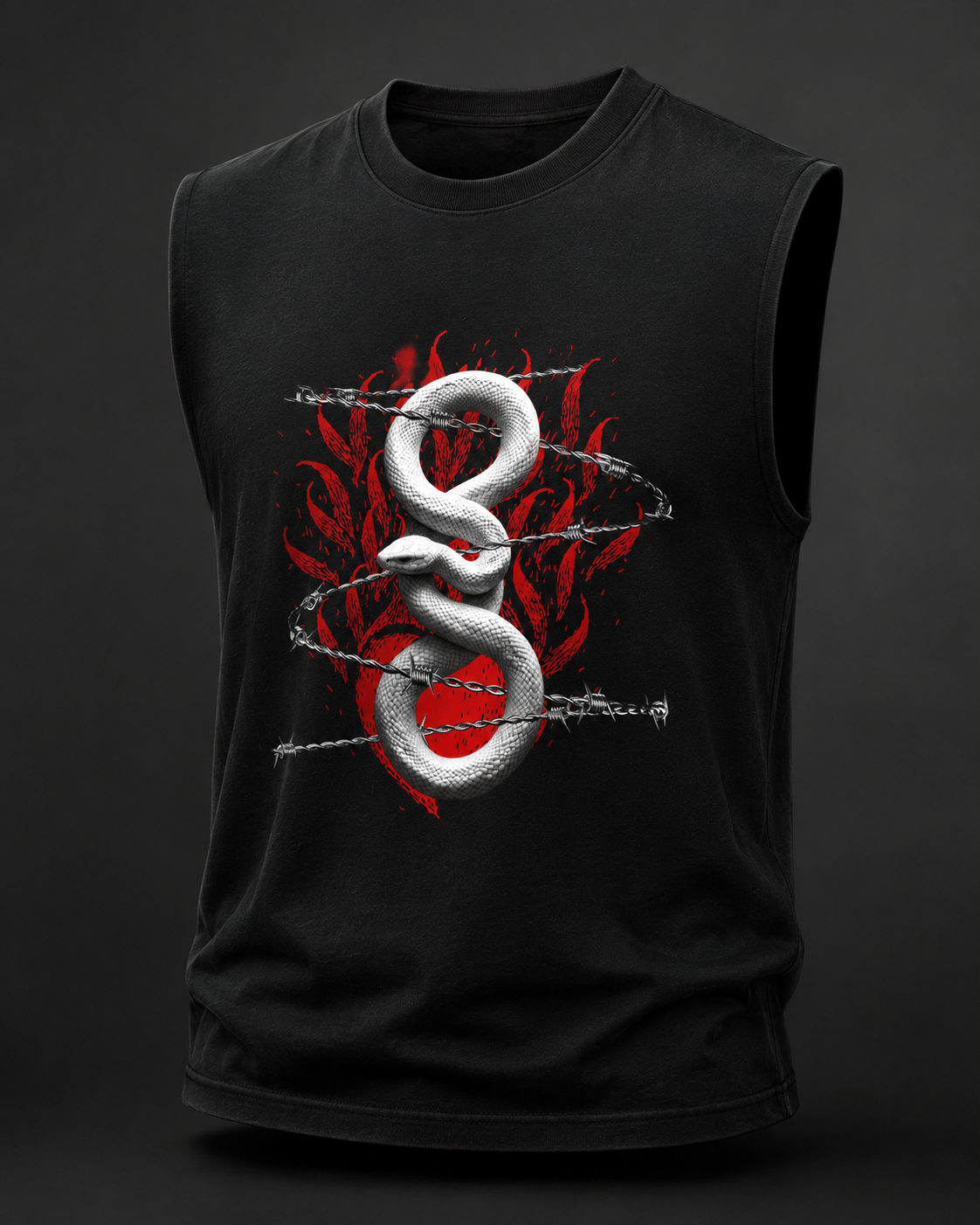 SANKITRIBE Street Essentials Sleeveless DTG Tee
