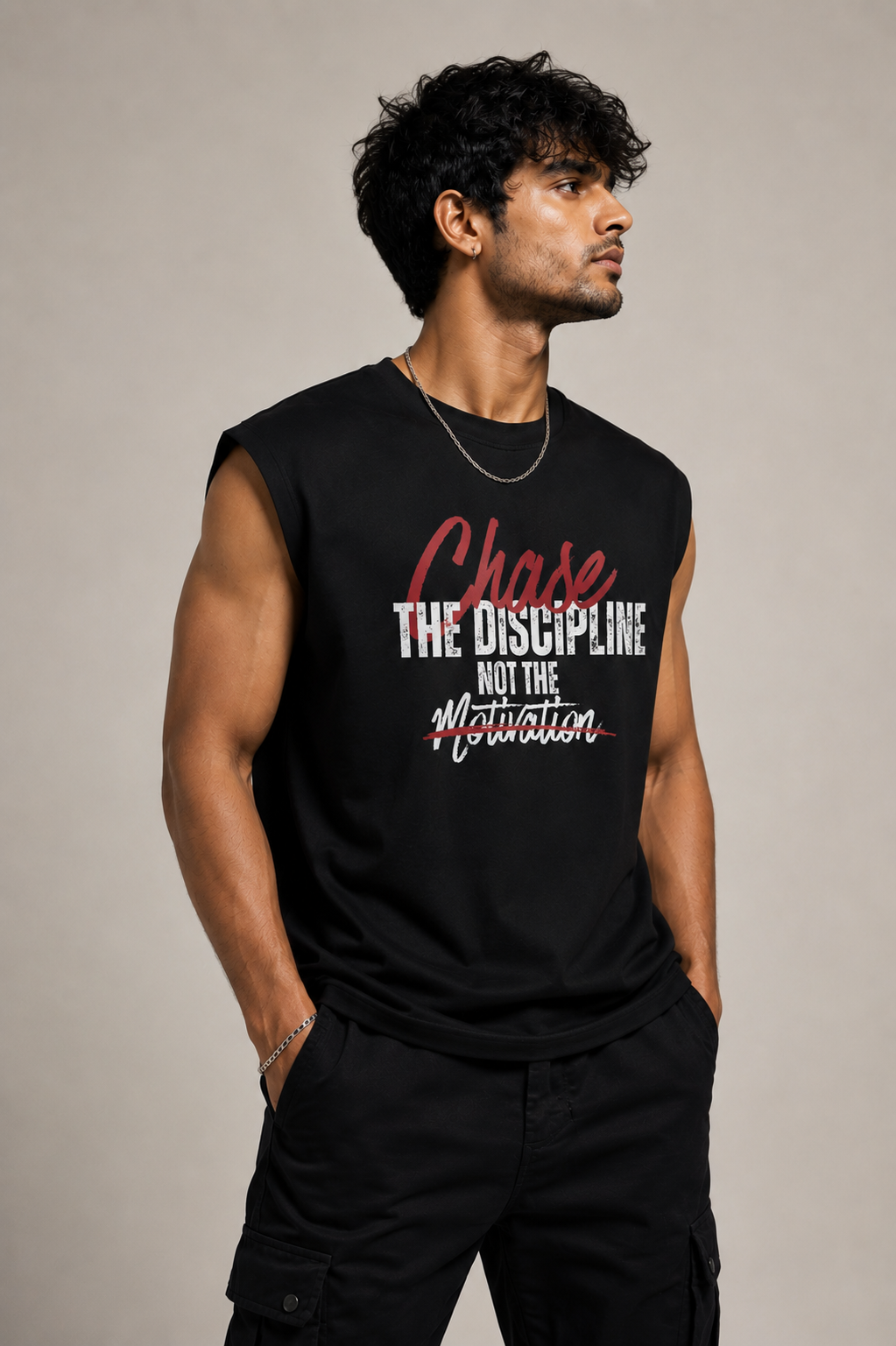 SANKITRIBE Premium Men's Sleeveless DTG T-shirt