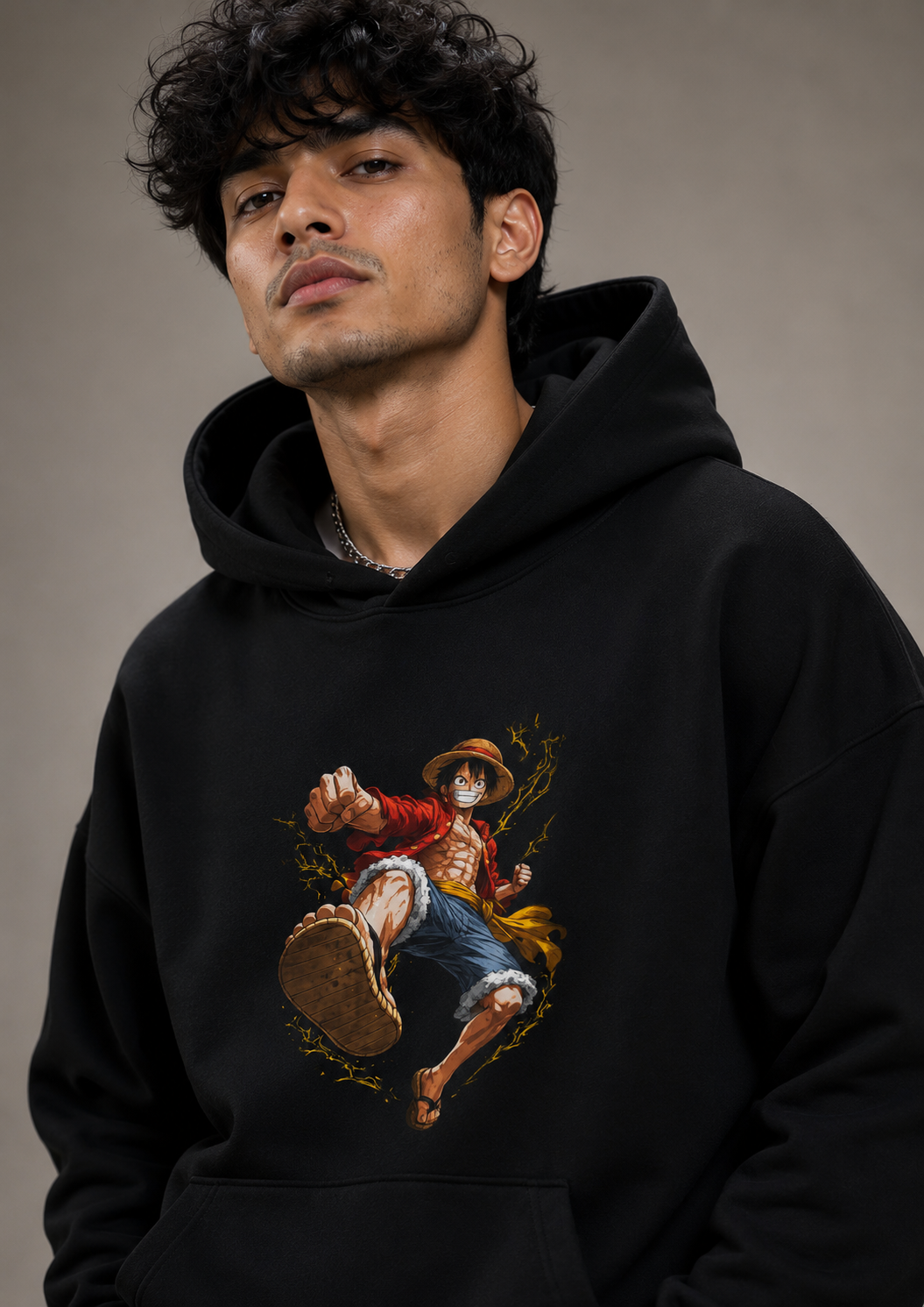 SANKITRIBE 400 GSM Unisex Oversized Graphic Hoodie | One Piece Edition |