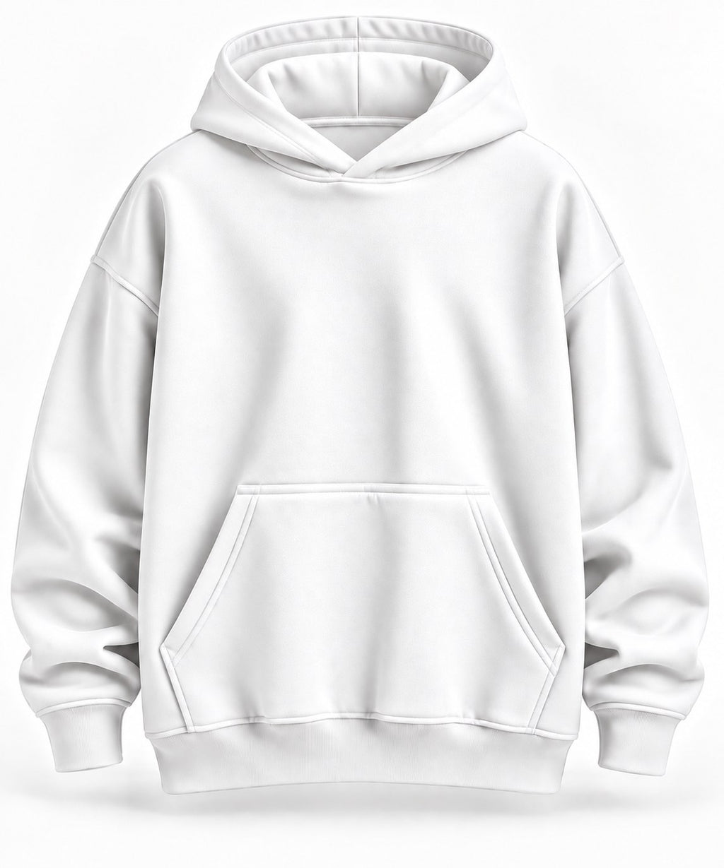 Heavy Weight 400 GSM Oversized Plain Hoodie