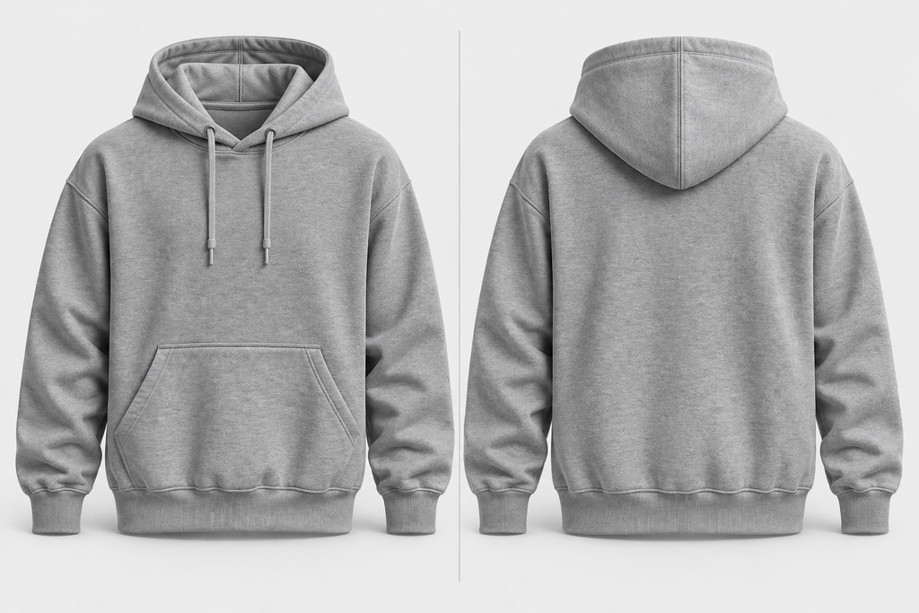 Seven Colors Warm 300 GSM Regular Plain Hoodies