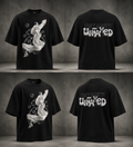 SANKITRIBE Liquid Graphic Oversized Terry  Tee