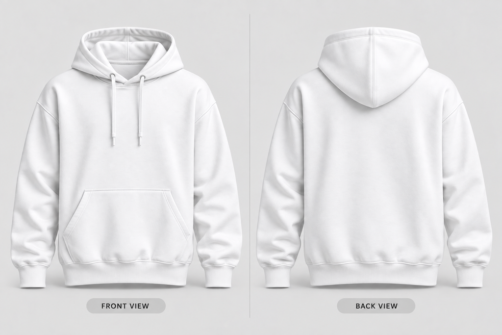 Seven Colors Warm 300 GSM Regular Plain Hoodies