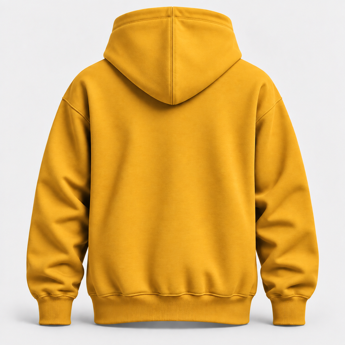 Mustard Yellow Warm 300 GSM Regular Plain Hoodies